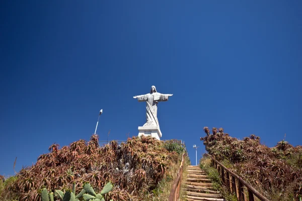 Christusdenkmal, garajau, madeira — Stockfoto