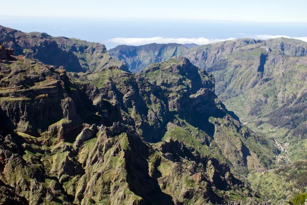 Montagna Pico ruivo, Madeira — Foto Stock