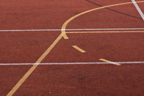 Campo de basquetebol — Fotografia de Stock