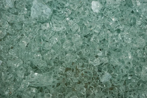 Fragmentos de um vidro partido — Fotografia de Stock