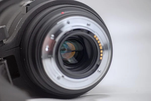 Primer plano de los contactos de lentes de cámara —  Fotos de Stock