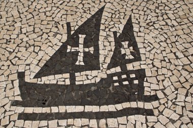 Portuguese stone pattern clipart