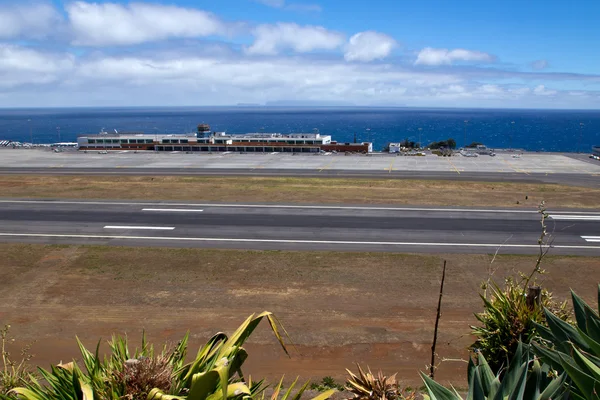 Aeroporto do Funchal na Madeira — Fotografia de Stock