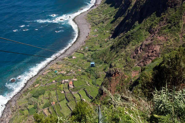 Teleféricos en Santana, Madeira — Foto de Stock