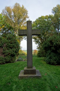 Parkta yaşlı çapraz