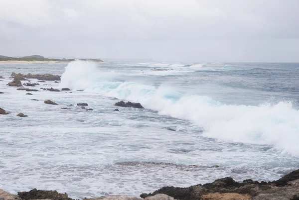 Kraftfull splash sea wave — Stockfoto