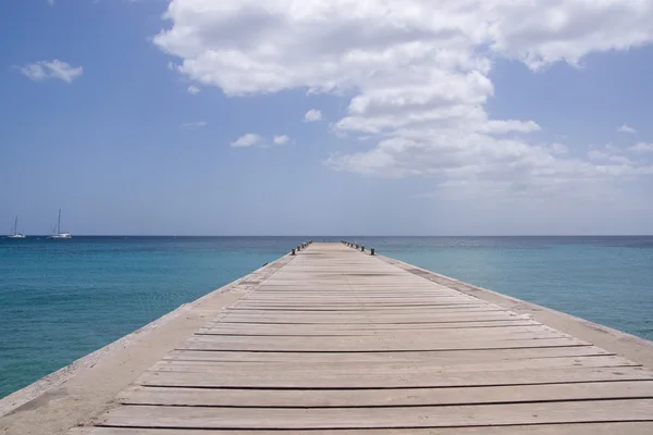 Isla Martinica mar y muelle —  Fotos de Stock