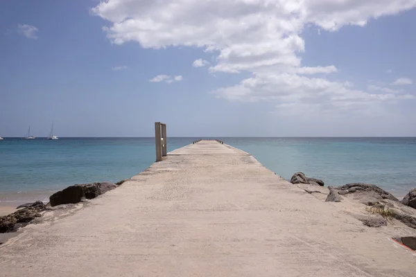 Isla Martinica mar y muelle —  Fotos de Stock