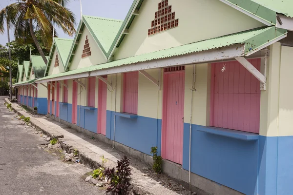 Casa de madeira colorida — Fotografia de Stock