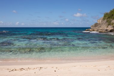 Guadeloupe Karayipler beach