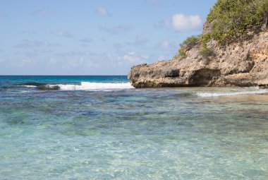 Guadeloupe Karayipler beach