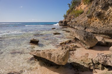 Guadeloupe Karayipler beach