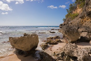 Guadeloupe Karayipler beach