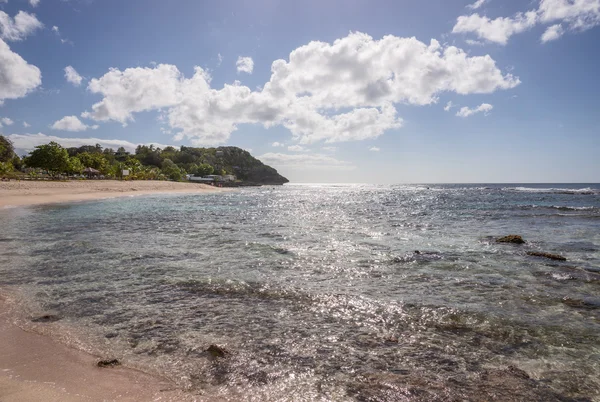 Karibské pláži v Guadeloupe — Stock fotografie