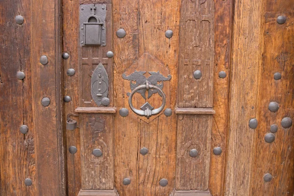 Ancient wooden door — Stock Photo, Image