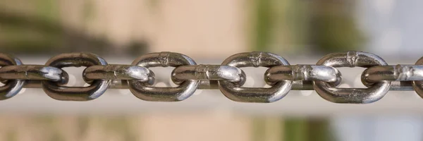 金属鎖の閉鎖 — ストック写真