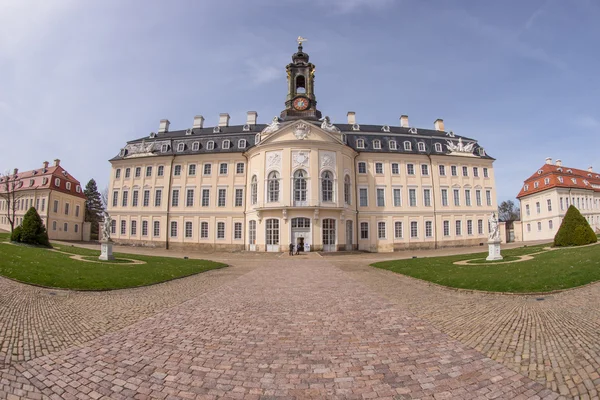 Veduta del castello di caccia Hubertusburg Wermsdorf — Foto Stock