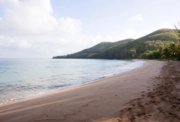 Praia de Grande Anse em Deshaies — Fotografia de Stock