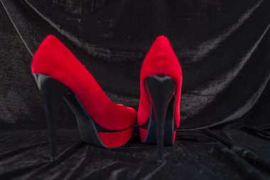 Kadın kırmızı Ayakkabı