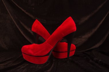 Kadın kırmızı Ayakkabı