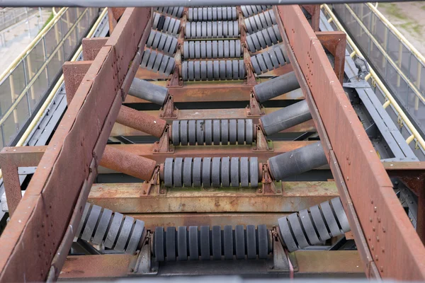 Sanayi konveyör rulo — Stok fotoğraf