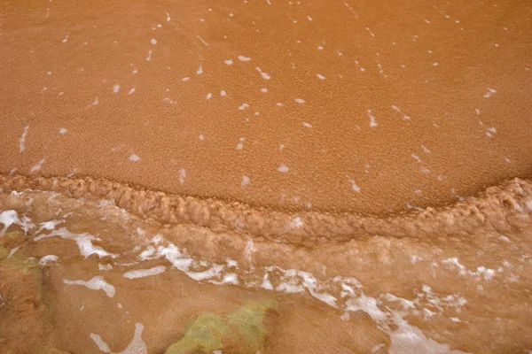 Eau de mer et sable de plage — Photo