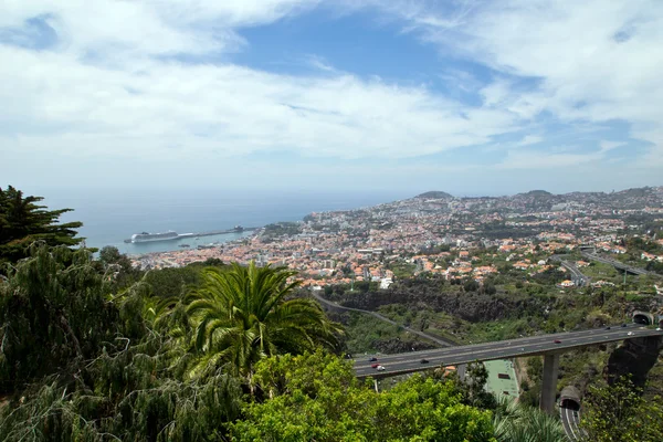 Widok na funchal — Zdjęcie stockowe