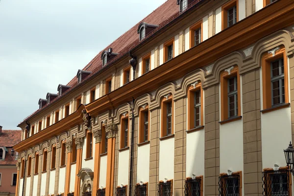 Facciata di edificio sulla vecchia piazza di Breslavia — Foto Stock