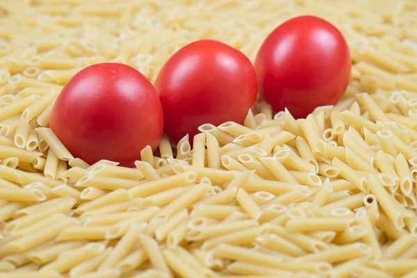 Pasta Penne with red tomatoes — Stock Photo, Image