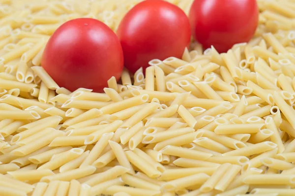 Pasta Penne with red tomatoes — Stock Photo, Image