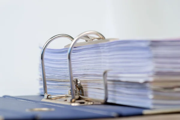 Open folder with documents filed — Stock Photo, Image