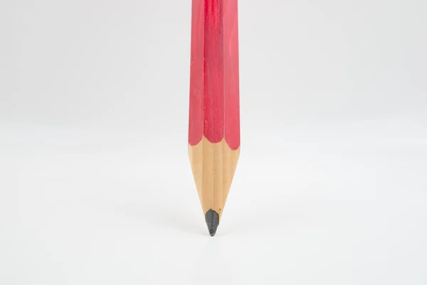 Big red pencil isolated — Stock Photo, Image