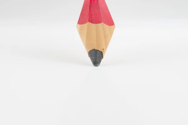 Lápiz rojo grande aislado — Foto de Stock