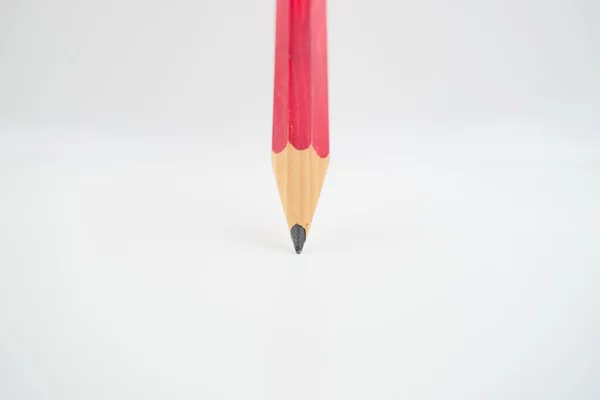 Μεγάλο κόκκινο μολύβι απομονωθεί — Φωτογραφία Αρχείου