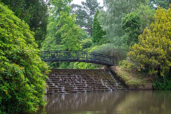 Sheffield Park Lago Giardini East Sussex Regno Unito — Foto Stock