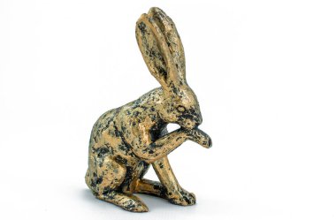 Beyaz arkaplanda noel süsü