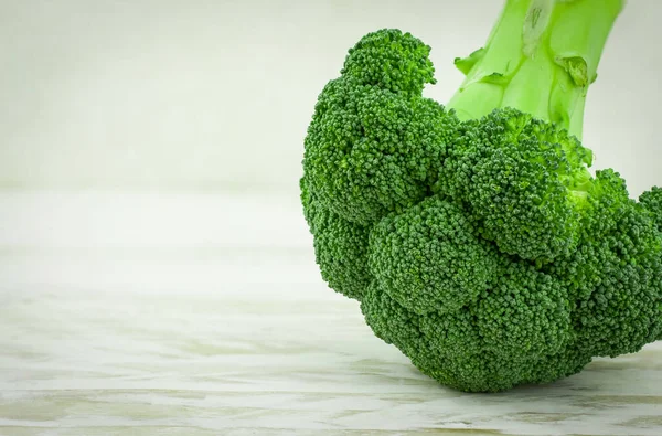 Fundo Alimentar Saudável Com Brócolis Verde Fresco — Fotografia de Stock
