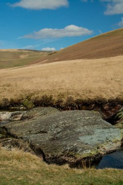 Birleşik Krallık 'taki Snowdonia Ulusal Parkı' nda dağ bulutları