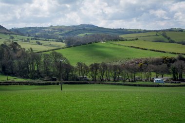 Birleşik Krallık 'taki Snowdonia Ulusal Parkı' nda dağ bulutları