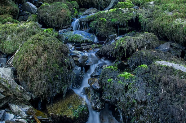 Small River Mountains Clear Water Wales — Stock Photo, Image