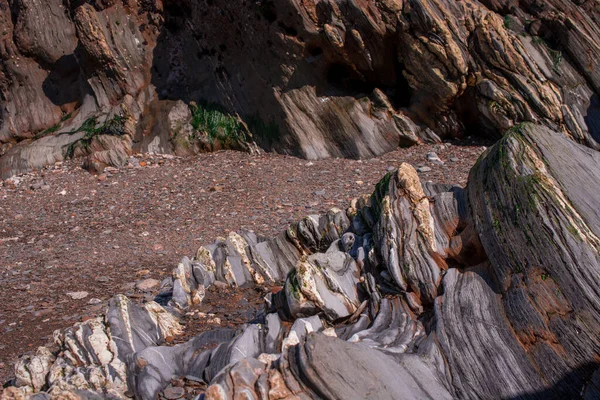 Kuzey Cornwall Bude Yakınlarında Güzel Kayalar — Stok fotoğraf