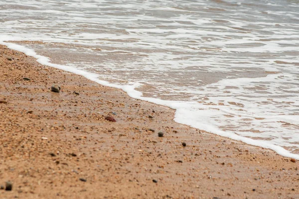 Atlantic Ocean Waves Come Rolling Beach England — Stock Photo, Image