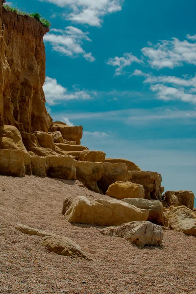 Hive Beach Bridport Dorset View Cliffs — Stock Photo, Image