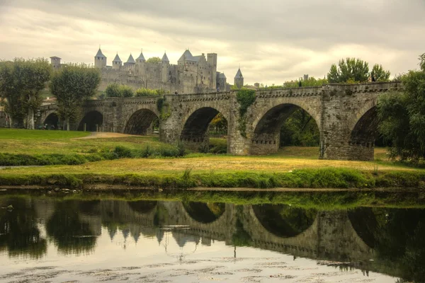 Carcassonne. La Cite. Francia. — Foto Stock