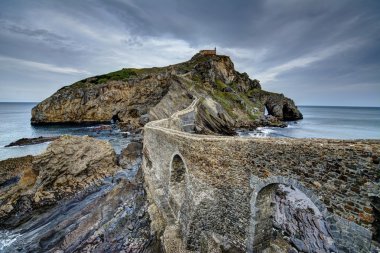 Gaztelugatxe. Bermeo. Biskay. İspanya.
