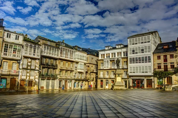 Plaza de Viveiro. Lugo. Galicja. Hiszpania. Obrazek Stockowy