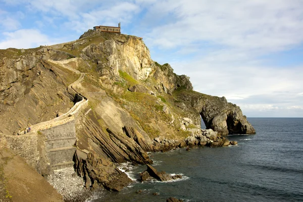 San Juan di Gaztelugatxe. Bermeo. Spagna . — Foto Stock