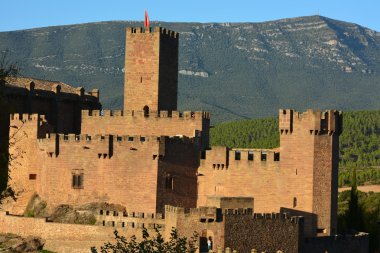 Javier Castle. Navarra. İspanya.