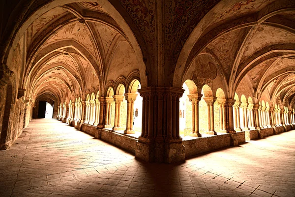 Cloister. Valbuena de Duero. Spain. — Stock Photo, Image