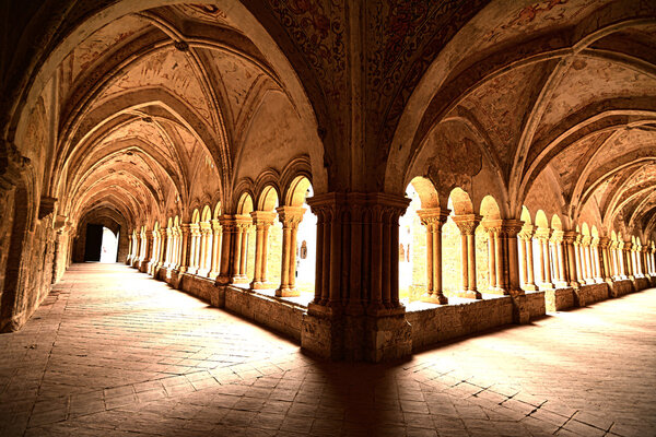 Cloister. Valbuena de Duero. Spain.